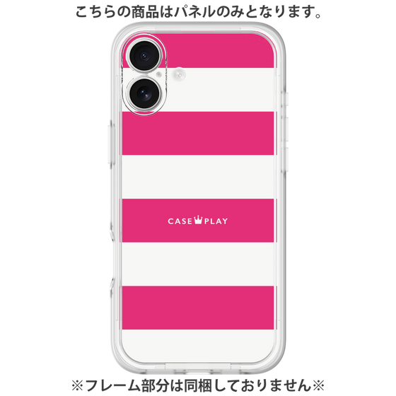 Premium Panel［ Big Border - Pink ］