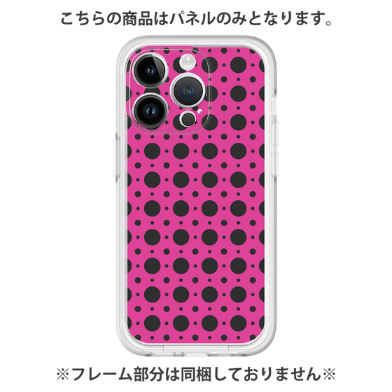 Premium Panel［ Shower Dot - Pink ］