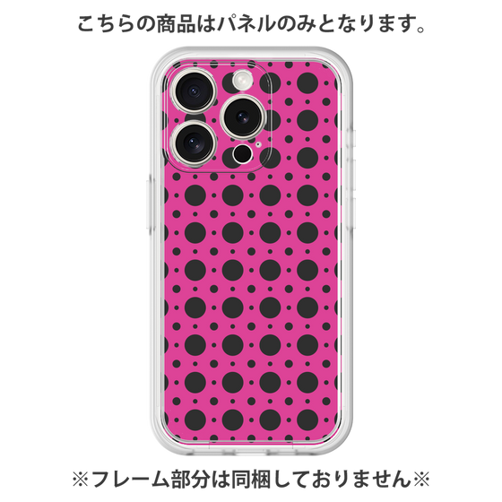 Premium Panel［ Shower Dot - Pink ］
