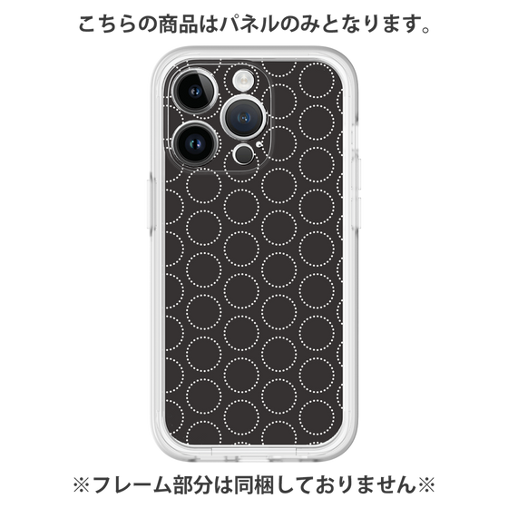 Premium Panel［ Dot Circle - Black ］