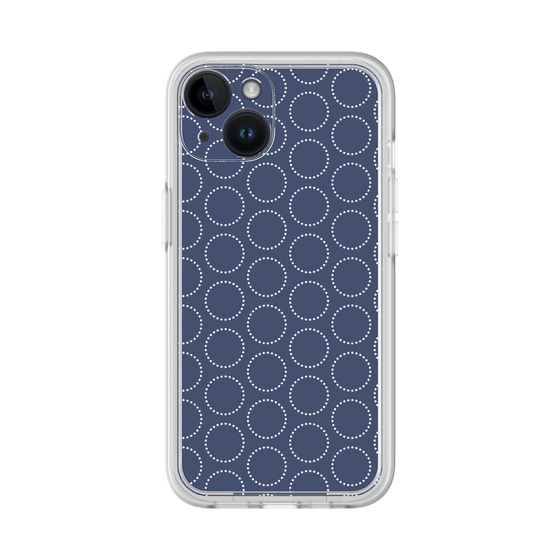 Premium Panel［ Dot Circle - Navy ］