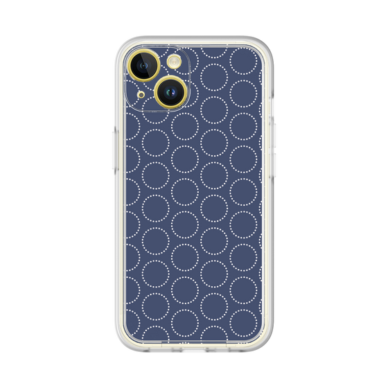 Premium Panel［ Dot Circle - Navy ］