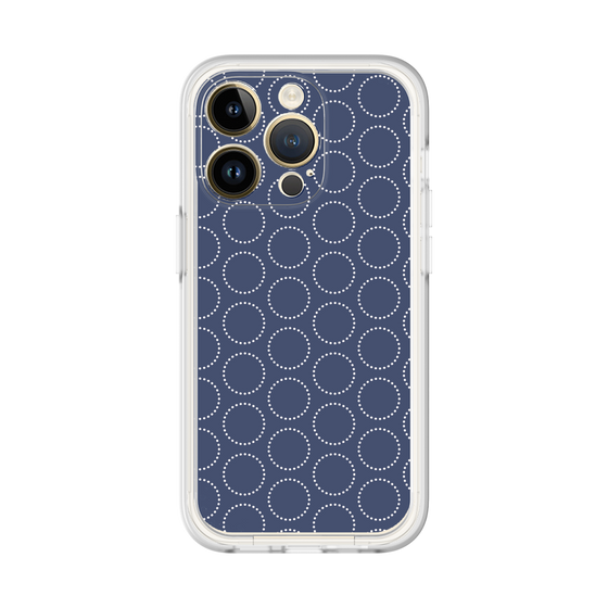 Premium Panel［ Dot Circle - Navy ］