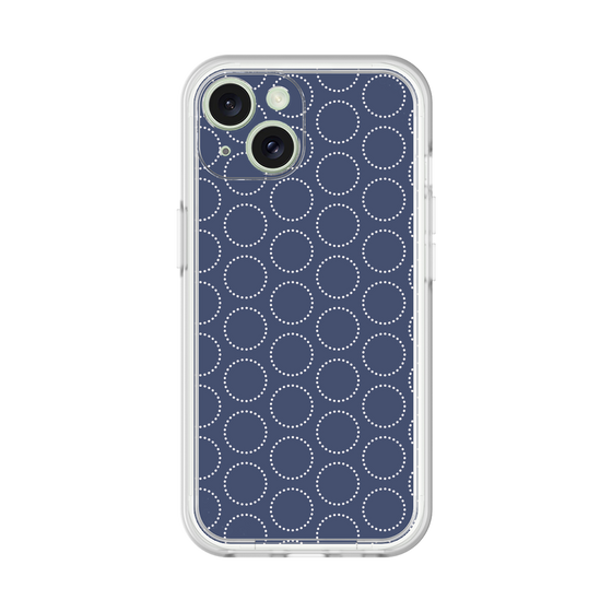 Premium Panel［ Dot Circle - Navy ］