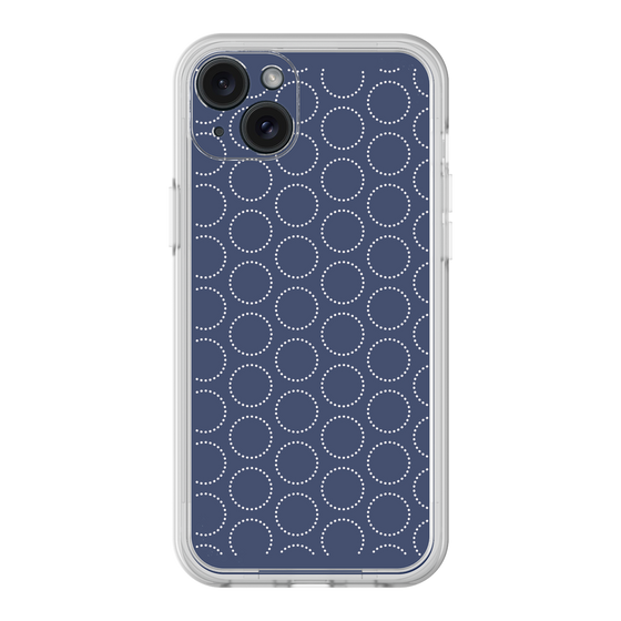 Premium Panel［ Dot Circle - Navy ］