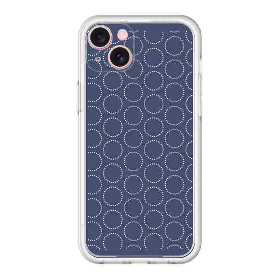 Premium Panel［ Dot Circle - Navy ］