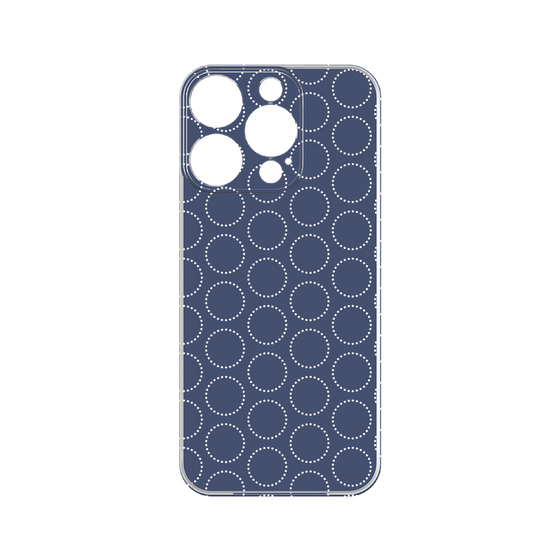 Premium Panel［ Dot Circle - Navy ］
