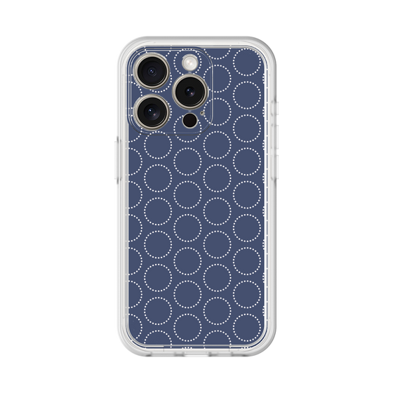 Premium Panel［ Dot Circle - Navy ］