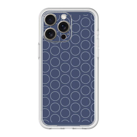 Premium Panel［ Dot Circle - Navy ］