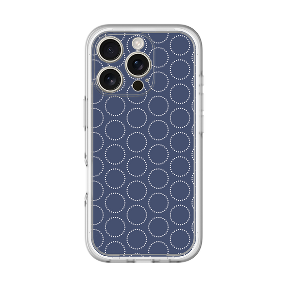 Premium Panel［ Dot Circle - Navy ］