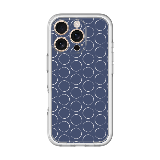 Premium Panel［ Dot Circle - Navy ］