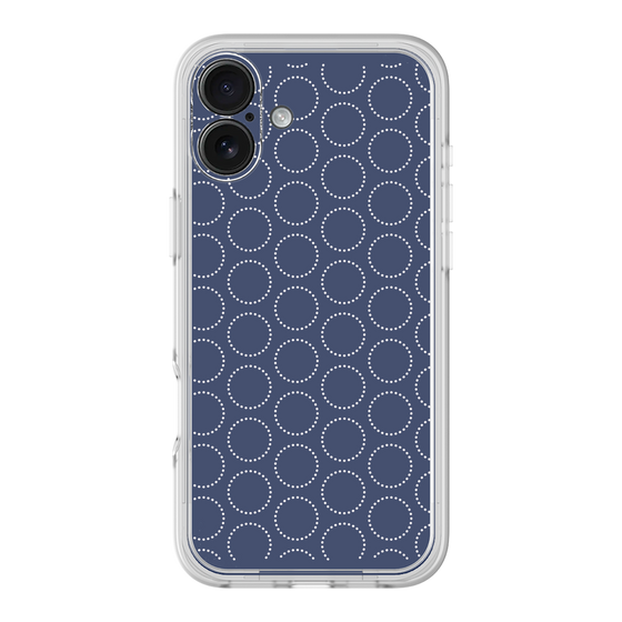 Premium Panel［ Dot Circle - Navy ］