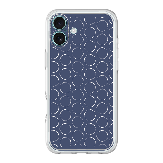 Premium Panel［ Dot Circle - Navy ］