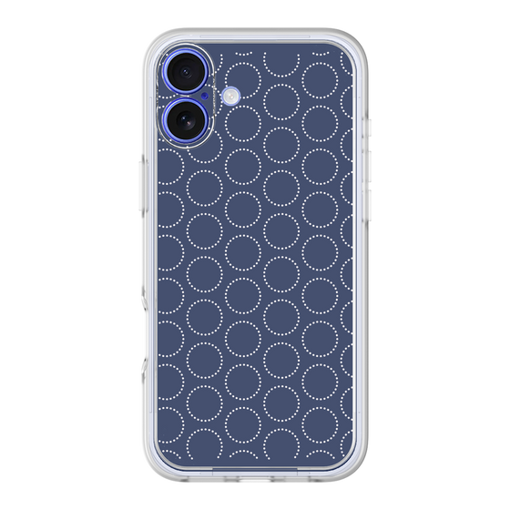 Premium Panel［ Dot Circle - Navy ］
