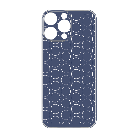 Premium Panel［ Dot Circle - Navy ］