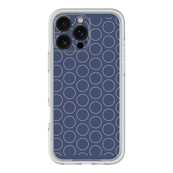 Premium Panel［ Dot Circle - Navy ］