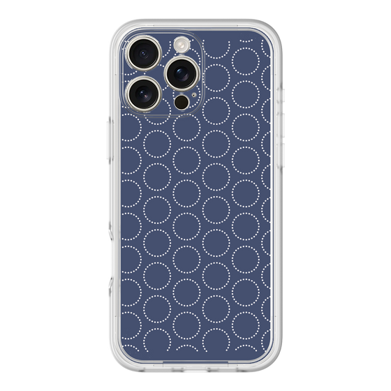 Premium Panel［ Dot Circle - Navy ］