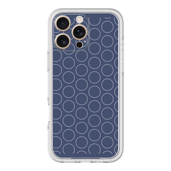 Premium Panel［ Dot Circle - Navy ］