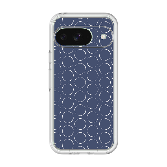 Premium Panel［ Dot Circle - Navy ］