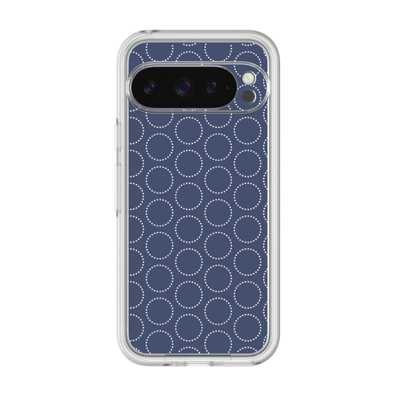 Premium Panel［ Dot Circle - Navy ］