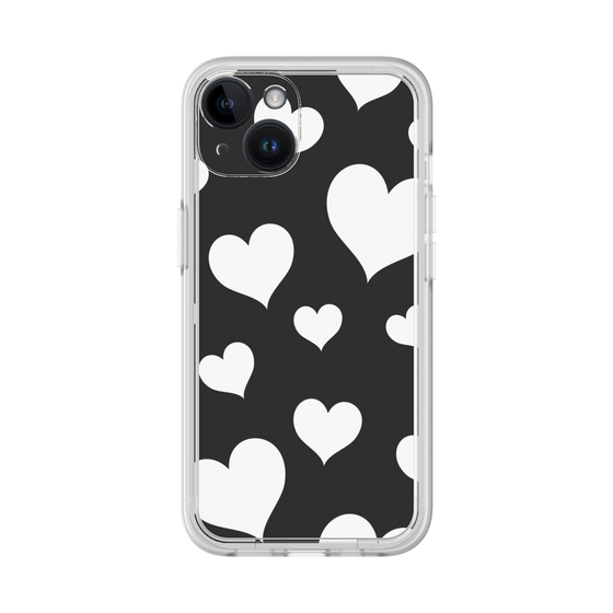 Premium Panel［ Dot Hearts - Black ］