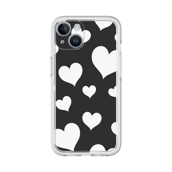 Premium Panel［ Dot Hearts - Black ］