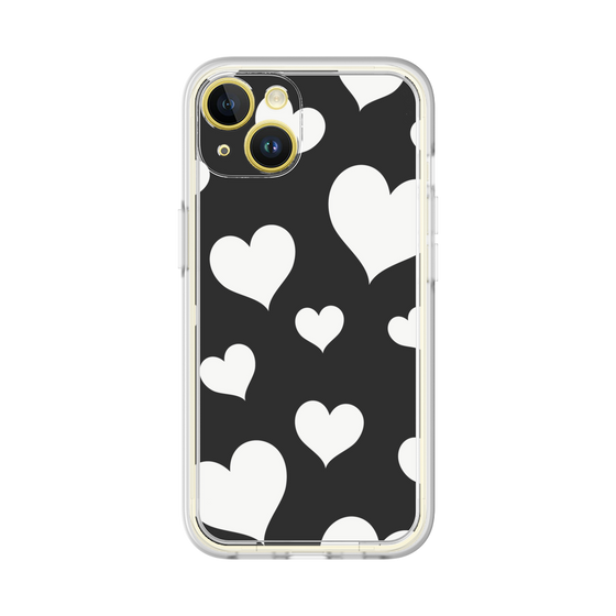 Premium Panel［ Dot Hearts - Black ］