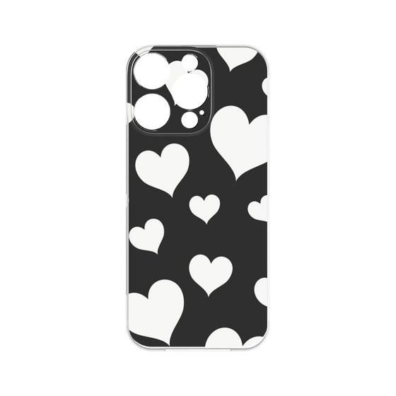 Premium Panel［ Dot Hearts - Black ］