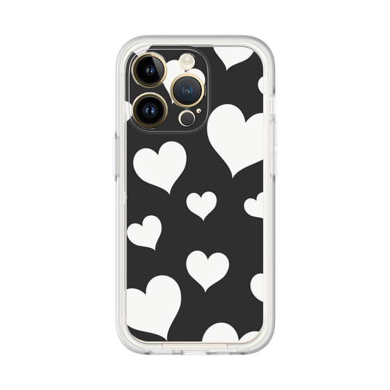 Premium Panel［ Dot Hearts - Black ］