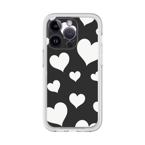 Premium Panel［ Dot Hearts - Black ］