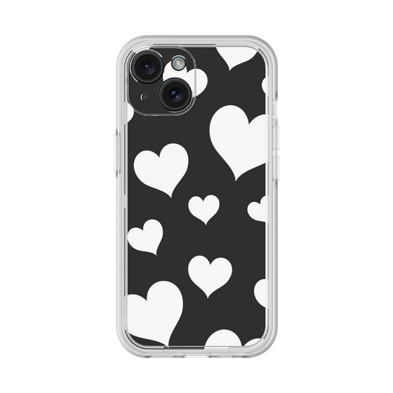 Premium Panel［ Dot Hearts - Black ］