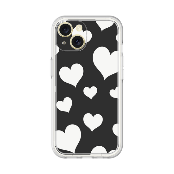 Premium Panel［ Dot Hearts - Black ］