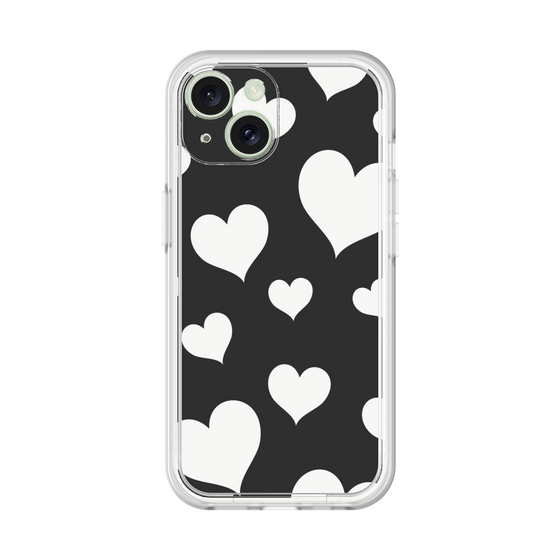 Premium Panel［ Dot Hearts - Black ］