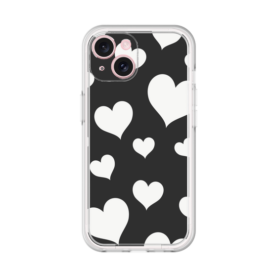 Premium Panel［ Dot Hearts - Black ］
