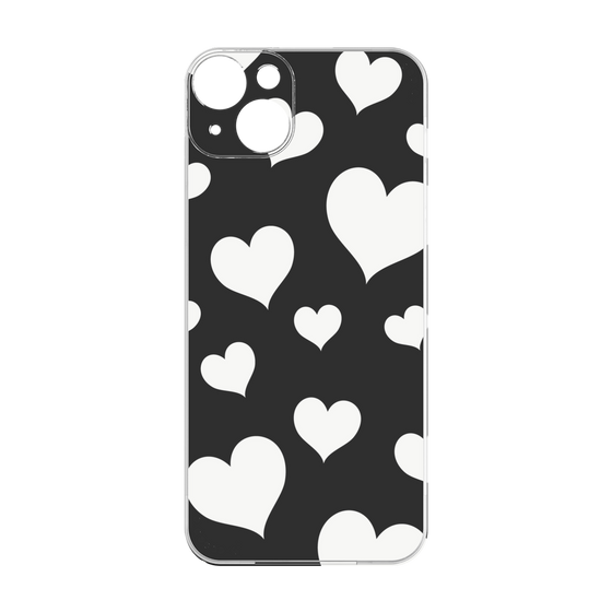 Premium Panel［ Dot Hearts - Black ］