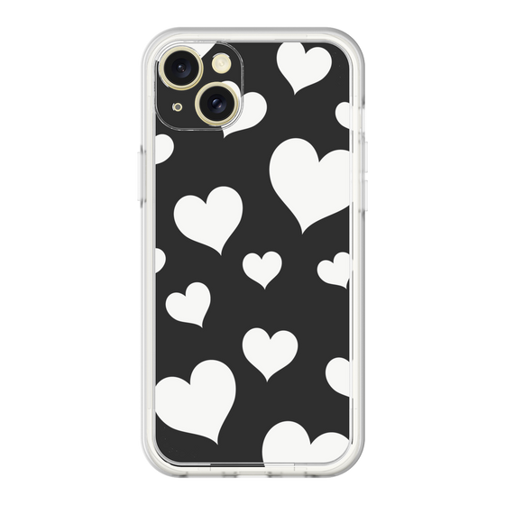 Premium Panel［ Dot Hearts - Black ］