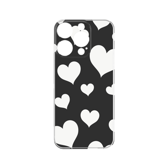 Premium Panel［ Dot Hearts - Black ］