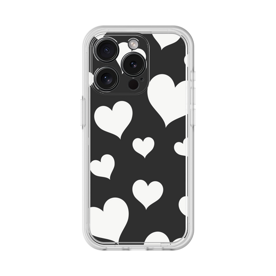 Premium Panel［ Dot Hearts - Black ］