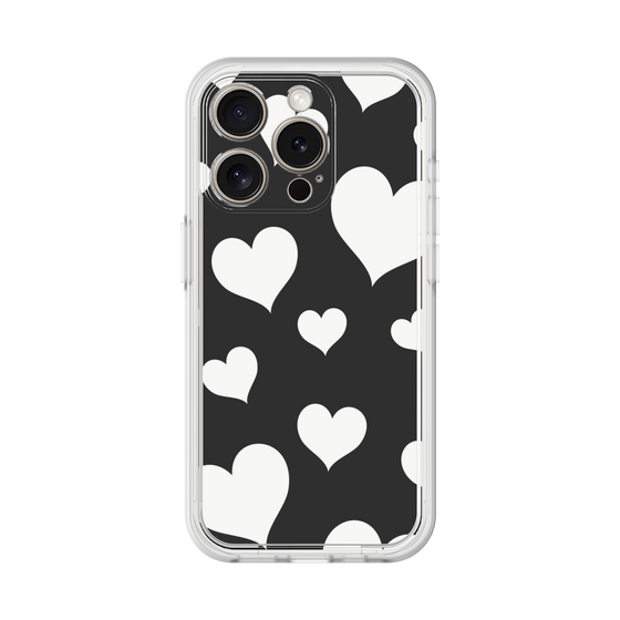 Premium Panel［ Dot Hearts - Black ］