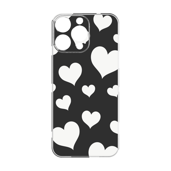 Premium Panel［ Dot Hearts - Black ］