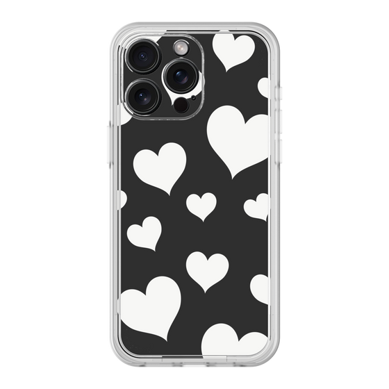 Premium Panel［ Dot Hearts - Black ］
