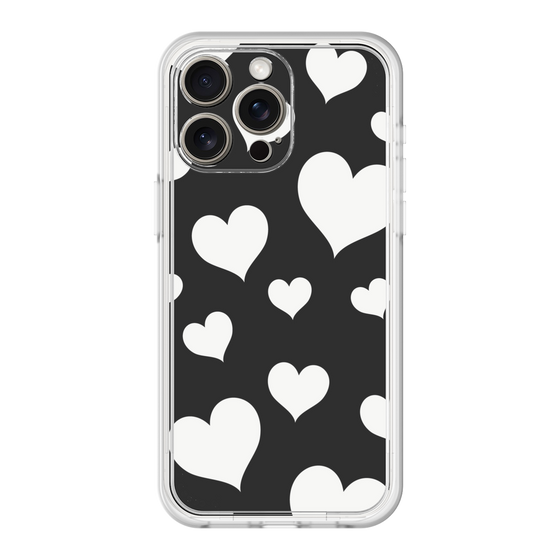 Premium Panel［ Dot Hearts - Black ］
