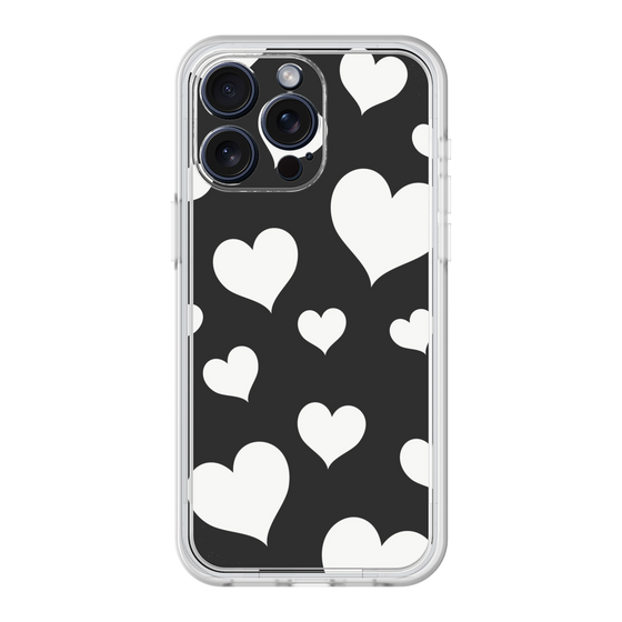 Premium Panel［ Dot Hearts - Black ］