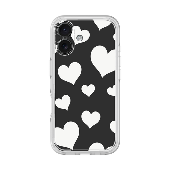 Premium Panel［ Dot Hearts - Black ］