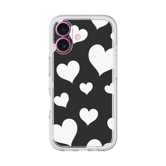 Premium Panel［ Dot Hearts - Black ］