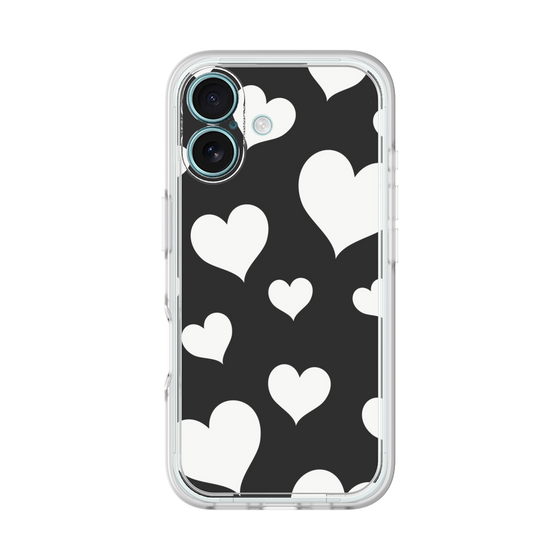 Premium Panel［ Dot Hearts - Black ］