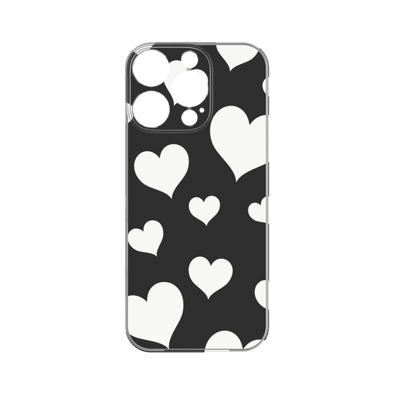 Premium Panel［ Dot Hearts - Black ］