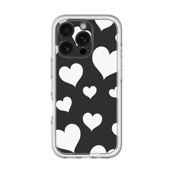 Premium Panel［ Dot Hearts - Black ］