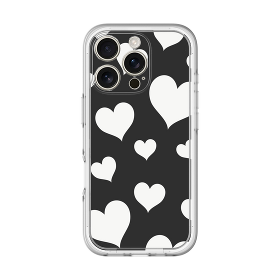 Premium Panel［ Dot Hearts - Black ］