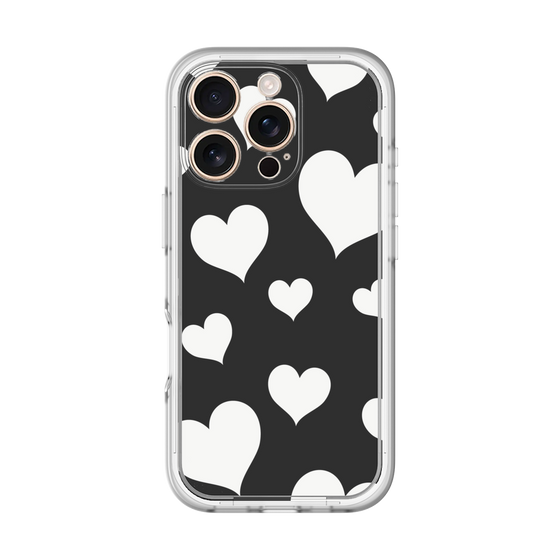 Premium Panel［ Dot Hearts - Black ］